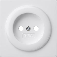 Gira S-Color Pure White Socket Cover - 092540