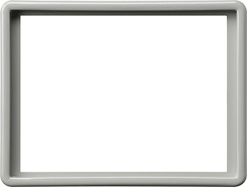 Gira Cover Frame 2-Gang Socket S-Color Grey - 093442 [2 pieces]