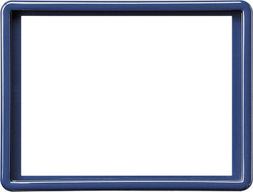 Gira S-Color Blue Cover Frame for Dual Wall Socket - 093446