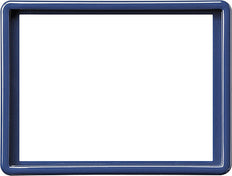 Gira S-Color Blue Cover Frame for Dual Wall Socket - 093446