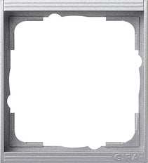 Gira Event 1-Module Intermediate Frame Aluminum - 146126 [2 pieces]