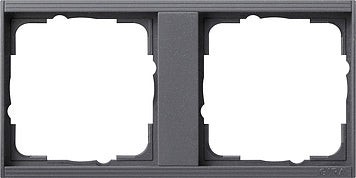 Gira 2-Way Event Intermediate Frame Anthracite - 146228 [2 pieces]