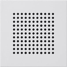 Gira System 55 Pure White Matte Speaker Cover - 248327