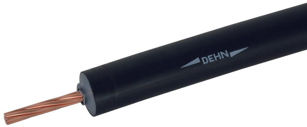 Dehn HVI Long Conductor D 20mm Black Cut To Length 6000mm - 819131