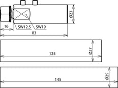 Dehn Connection Element With Assembly Material For HVI Long Conductor - 819196