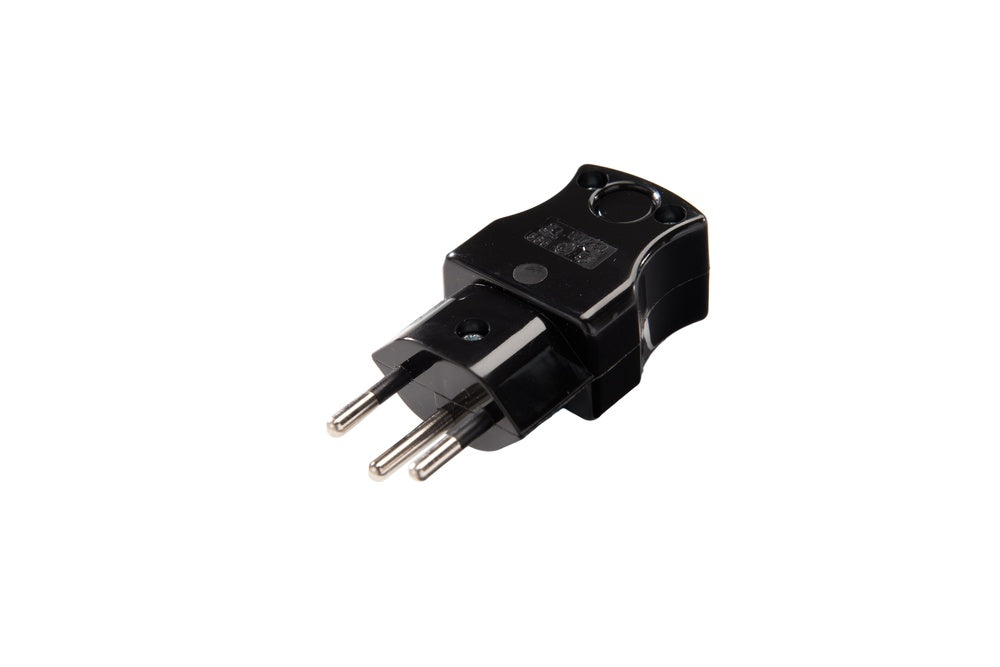 Martin Kaiser Swiss Plug Type J CH T12 Black - 585N/sw [50 Pieces]