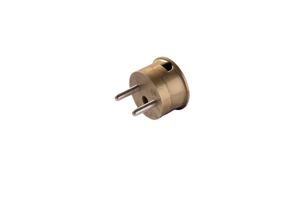 Martin Kaiser MK Plug Side Cable Entry No Earthing Contact Gold - 599/go [80 Pieces]