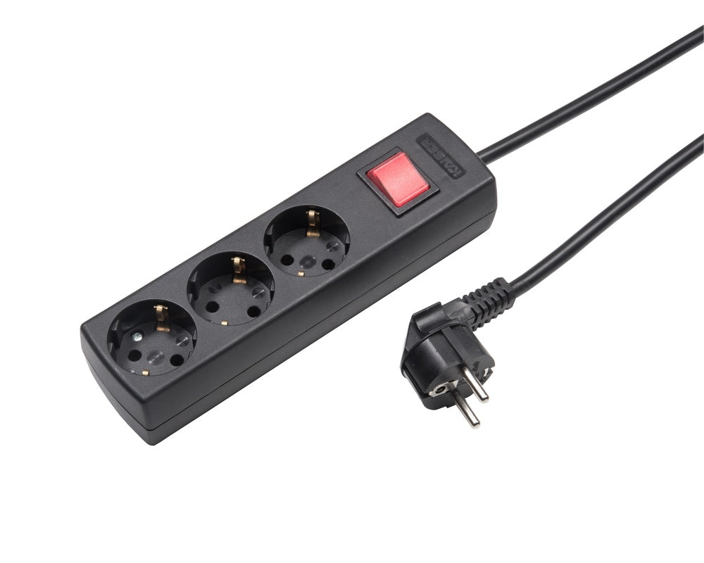 Martin Kaiser 3-Way Socket 45 Degree With Switch And Cable 5M - 1049ZL5-15W/sw [8 Pieces]