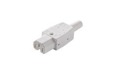 Martin Kaiser C15 IEC Appliance Socket 120 Degree 10A Arctic White - 783/KWS [25 Pieces]