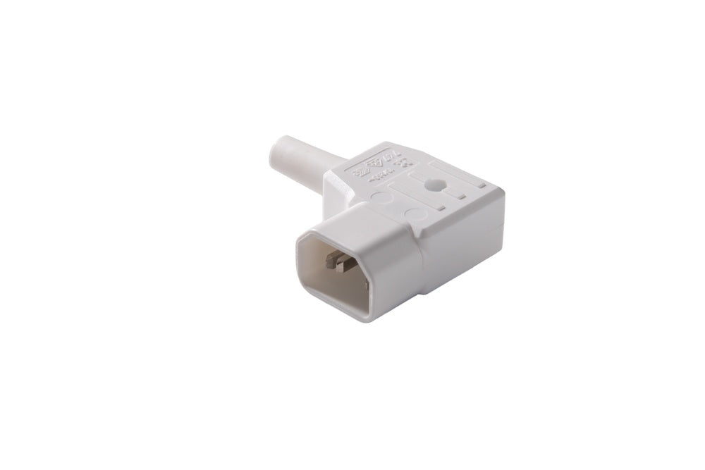 Martin Kaiser C14E Appliance Plug With Earthing Contact Right Exit - 747/kws [25 Pieces]