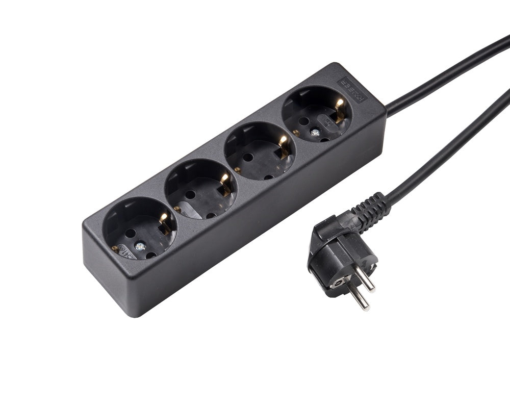Martin Kaiser 4 Outlet Power Strip With 1.5M Cable Black - 541ZL/15W/SW