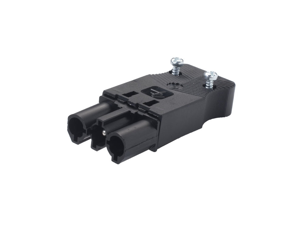 Martin Kaiser AC166 3-Pole 16 Amp Male Plug Black - 1162/sw [5 Pieces]