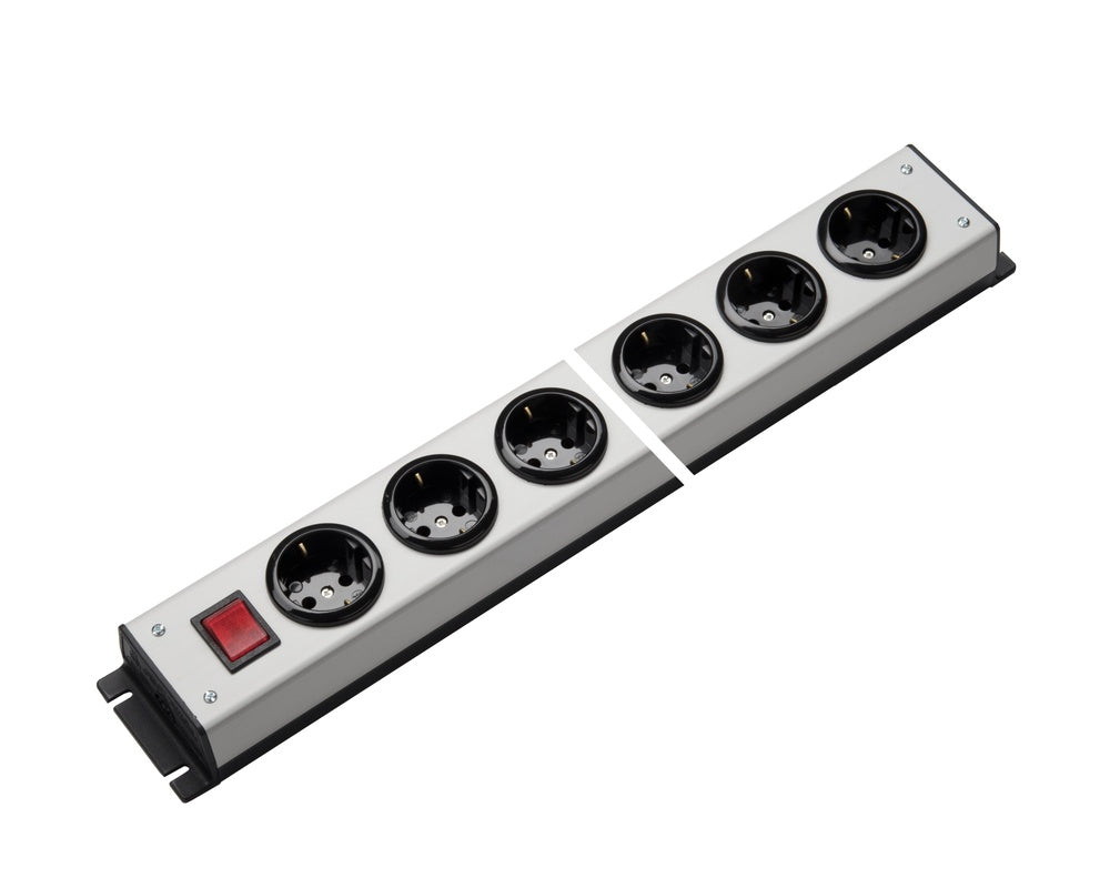 Martin Kaiser 4-Way Power Outlet Strip With Earthing Contact And Switch - 1001/4l-sw [10 Pieces]