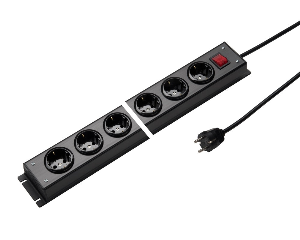 Martin Kaiser 12-Way Power Strip with Switch and 1.5m Cable - 1001ZL12SW15 [10 Pieces]