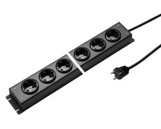 Martin Kaiser Power Outlet Strip 10-Way 90 Degree Earthing 1.5m Cable - 1002ZL10SW15 [10 Pieces]