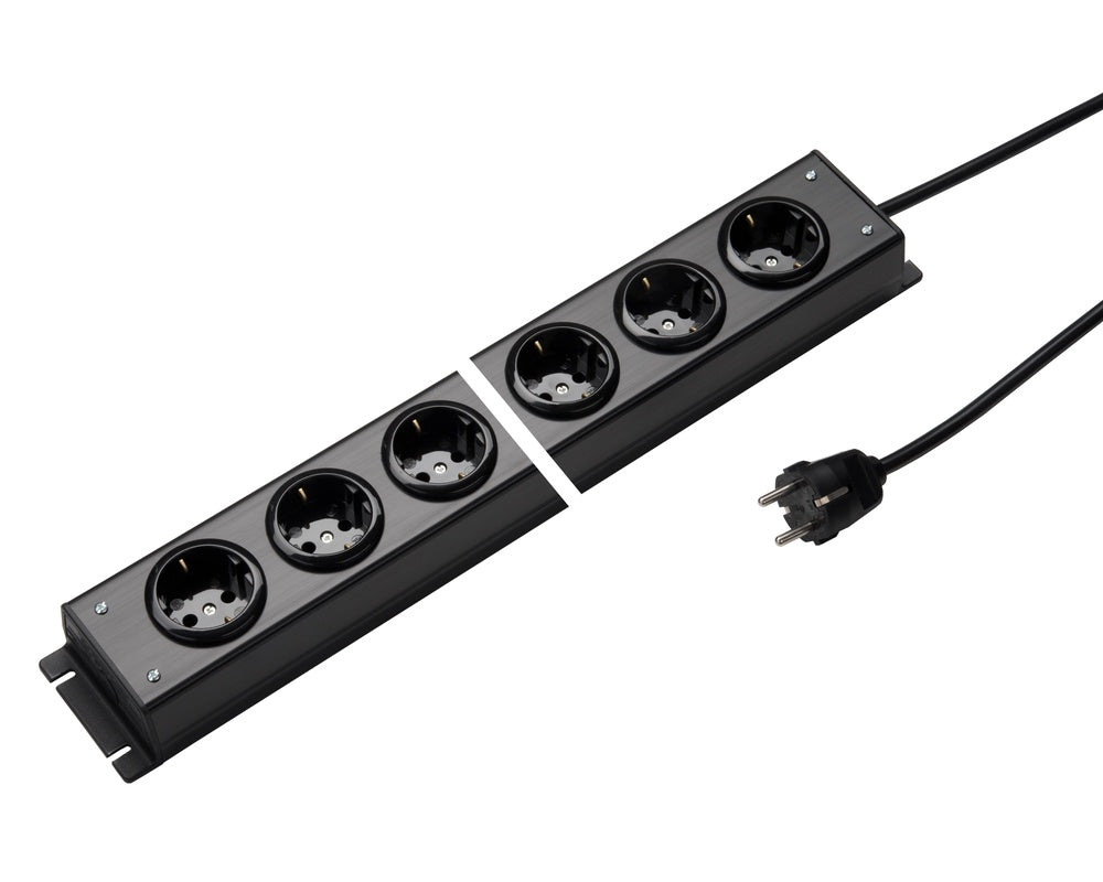 Martin Kaiser Power Outlet Strip 8-Way 90 Degree Earthing 1.5M Cable - 1002ZL8SW15 [10 Pieces]