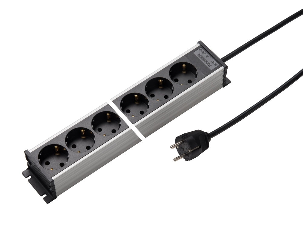 Martin Kaiser Power Outlet Strip 8-Way Earthing Contact Cable 1.5m - 1102KZL8l-sw15 [10 Pieces]