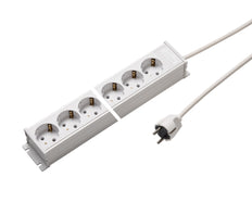Martin Kaiser Power Strip 12 Ports Without Switch White 1.5M Cable - 1102ZL12ws15 [10 Pieces]