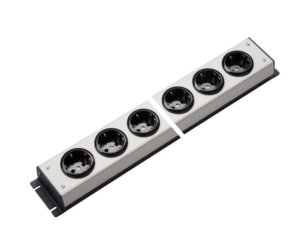 Martin Kaiser Power Outlet Strip 10-Way 90 Degree Earthing Contact - 1002/10l-sw [10 Pieces]