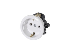 Martin Kaiser 1-Way Inbuilt Device Socket With Shutter Black - 490K/kws [40 Pieces]