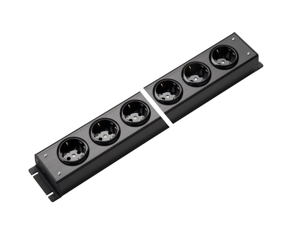 Martin Kaiser Power Outlet Strip 6-Way 90 Degree Earthing Contact - 1002/6sw [10 Pieces]