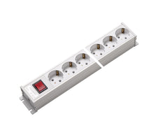Martin Kaiser 10-Way Power Strip with Switch and Shutter - 1101K/10ws [10 Pieces]
