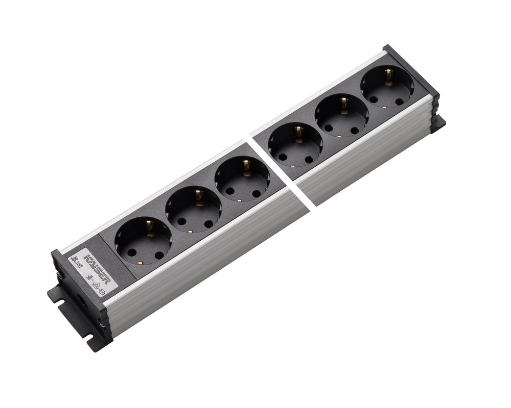 Martin Kaiser Power Outlet Strip 10-Way Earthing Contact Without Switch - 1102K/10l-sw [10 Pieces]