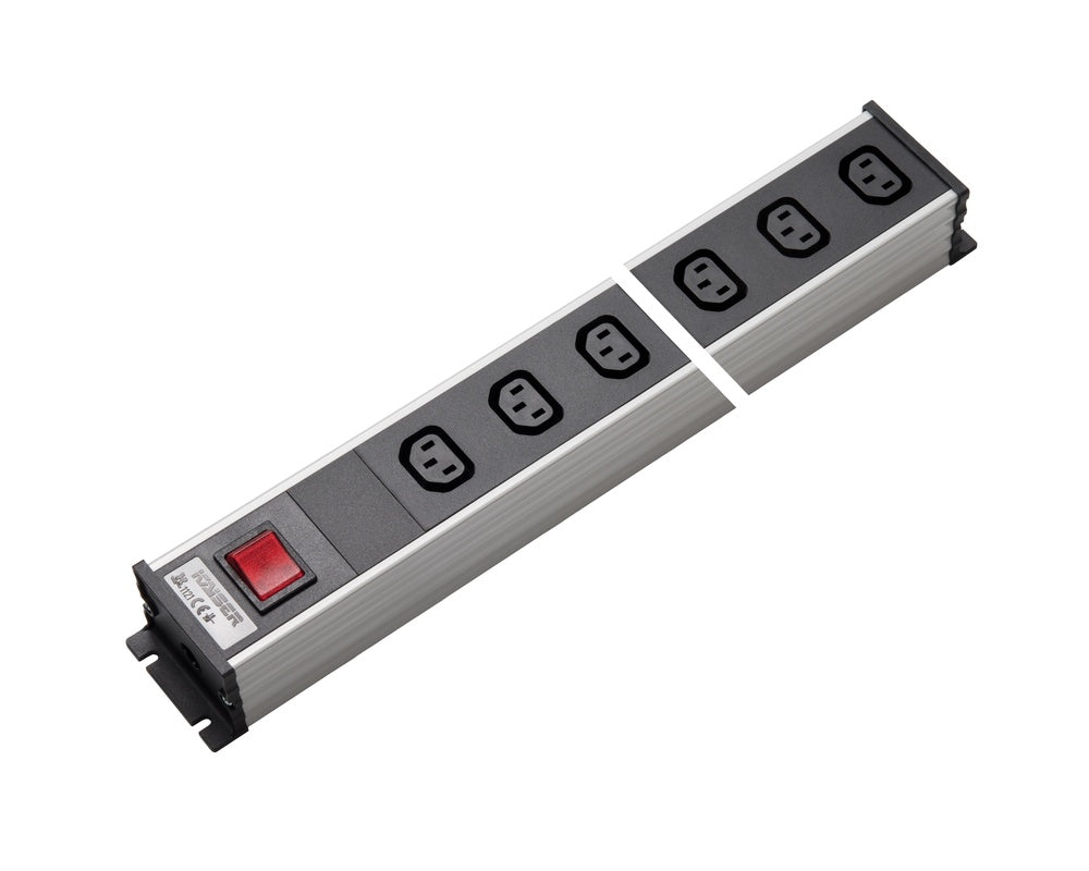 Martin Kaiser 10-Way Power Outlet Strip IEC Socket C13 With Switch - 1121/10l-sw [10 Pieces]