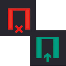 Hager Berker Bicolor Square Foil For LED Signal Light - 19058012