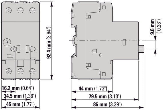Eaton PKZM01-1 Motor Protection Circuit Breaker 0.63-1A - 278479