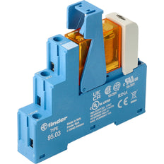 Finder Interface Relay Module 24V AC 10A Single CO Contact - 48.31.8.024.0060