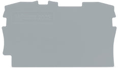 Wago TopJob S End And Intermediate Plate Gray - 2002-1291 [20 Pieces]