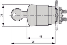 Eaton RMQ-Titan Emergency Stop Button 38mm IP66 - 216515