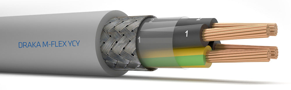 M-Flex YCY 5G1 Shielded Control Cable 300/500V - 126653 [10 Meters]