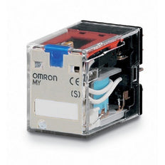 Omron MY 24VDC DPDT Plug-in Relay With LED And Test Button - MYS 2517M