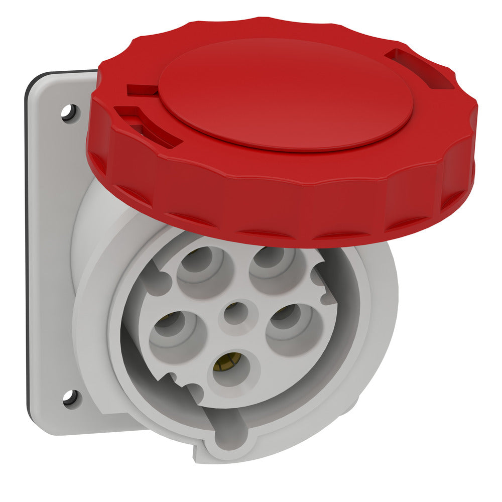 Schneider Electric PratiKa 63A IP67 Panel Socket 400V 5P - 81283