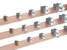 Rittal SV Conductor Clamp 1-4mm² 10mm Rail Mount - 3455500 [15 Pieces]