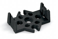 WAGO 5-Pole Distribution Mounting Plate Black - 770-625 [10 Pieces]