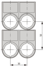 Eaton RMQ Titan Label Carrier With Run Text - 216497 [5 Pieces]