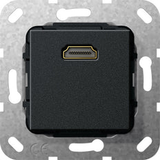 Gira HDMI Breakout Cable Base Element Matte Black - 567010