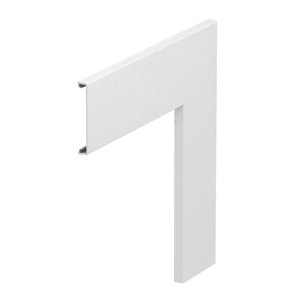 PVC Flat Angle Cover RAL 9010 Pure White - 6274490