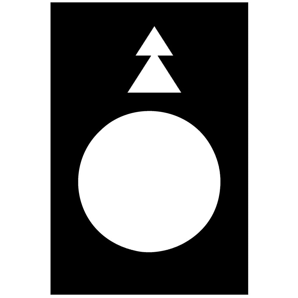 Schneider Electric Left Arrow Symbol Plate 30x40mm Black - ZB2BY2912 [5 Pieces]