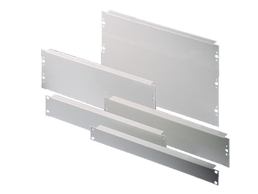 Rittal 19 Inch 2U Blanking Panel Set Gray RAL7035 - 7152035 [2 Pieces]
