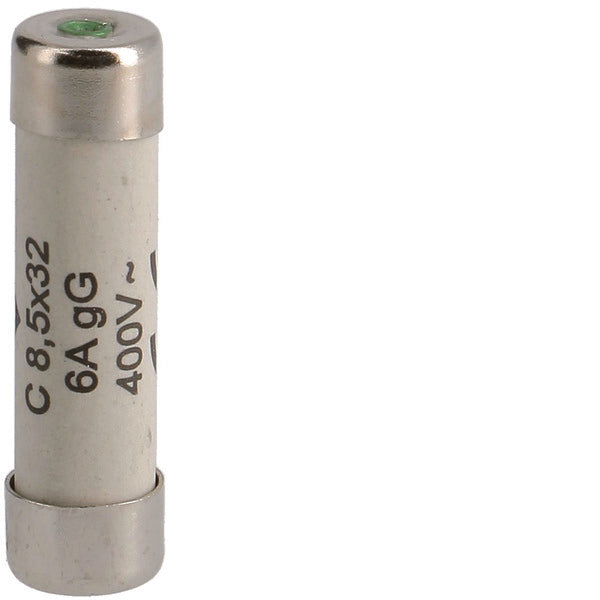 Hager Weber C-Type Cylindrical Fuse 6A 400V 8.5x32mm - L8532C06 [10 Pieces]