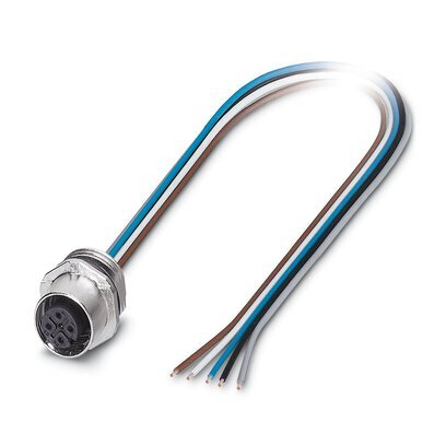 Phoenix Contact M12 5-Pin Front Mount Connector - 1520039