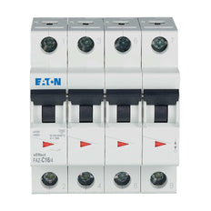 Eaton FAZ-C16/4 4-Pole MCB Circuit Breaker 16A - 279061