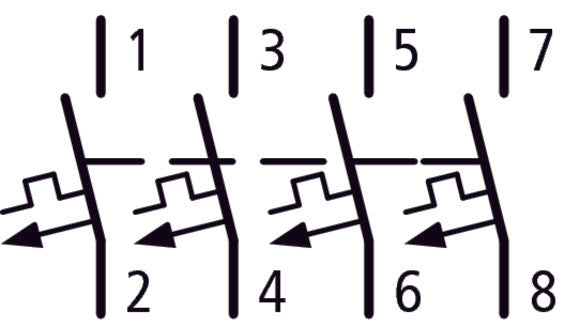 Eaton AZ-4-C125 4-Pole MCB Circuit Breaker 125A - 211812
