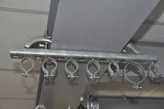 Heavy Duty Perforated C-Channel E5 300mm Steel Rail - 335500