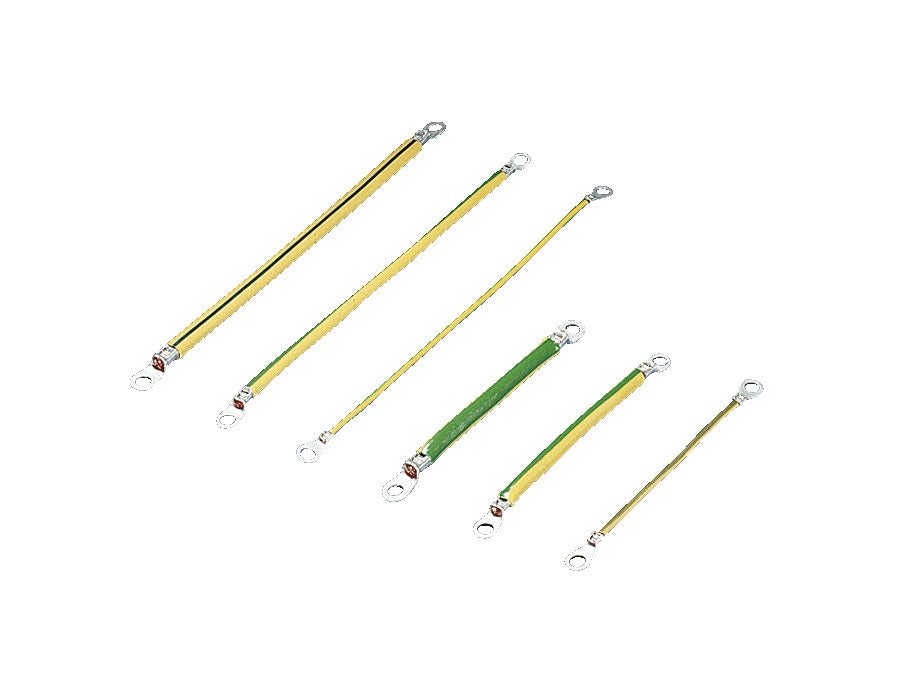M6 Earth Strap 200mm 10mm² Cable Set - 2565100 [5 Pieces]