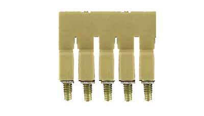 Weidmuller 5-Pole Cross Connector Terminal Bridge - 1053960000 [5 Pieces]